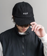 HUF ハフ OG CORDUROY 6-PANEL CV HAT ワンポイントロゴ刺繍コーデュロイキャップ 15022