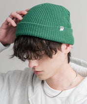 HUF ハフ USUAL CUFF BEANIE ワンポイントフラッグラベルニット帽/ビーニー 15023