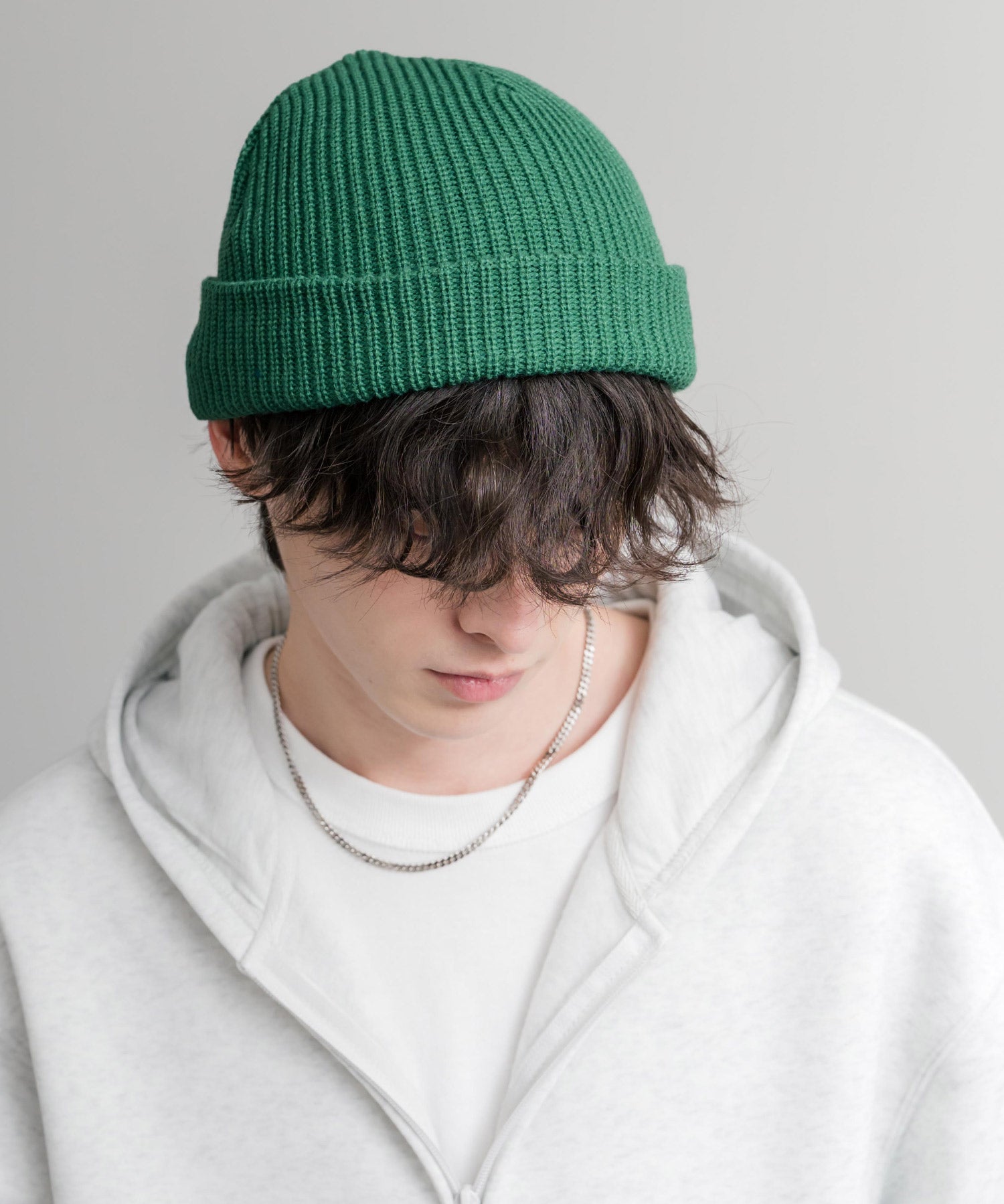 HUF ハフ USUAL CUFF BEANIE ワンポイントフラッグラベルニット帽/ビーニー 15023