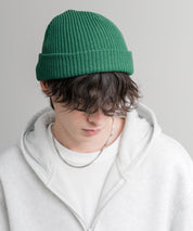 HUF ハフ USUAL CUFF BEANIE ワンポイントフラッグラベルニット帽/ビーニー 15023