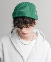 HUF ハフ USUAL CUFF BEANIE ワンポイントフラッグラベルニット帽/ビーニー 15023
