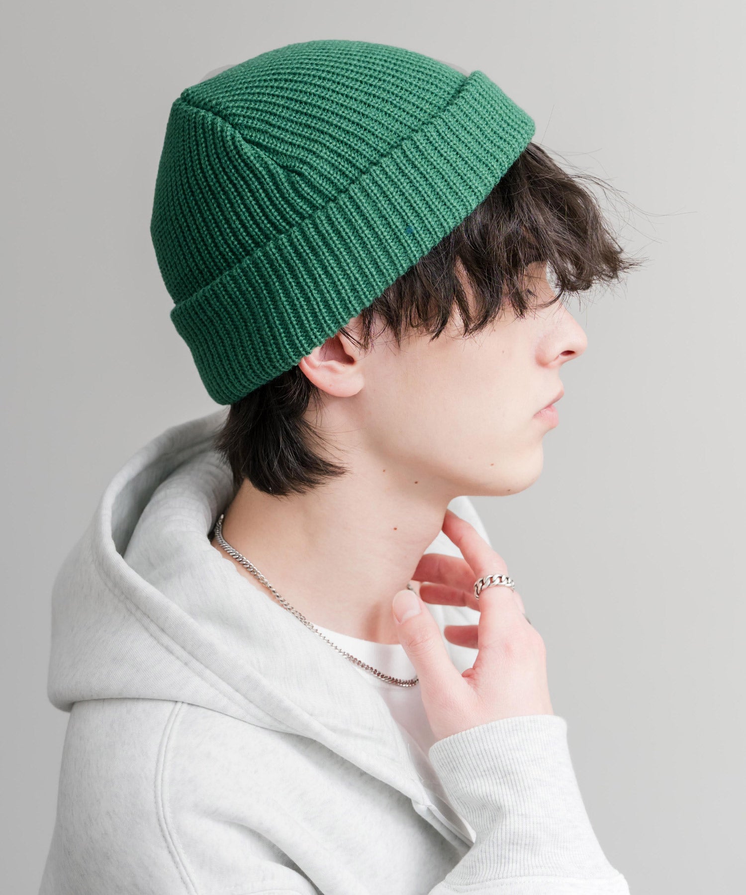 HUF ハフ USUAL CUFF BEANIE ワンポイントフラッグラベルニット帽/ビーニー 15023
