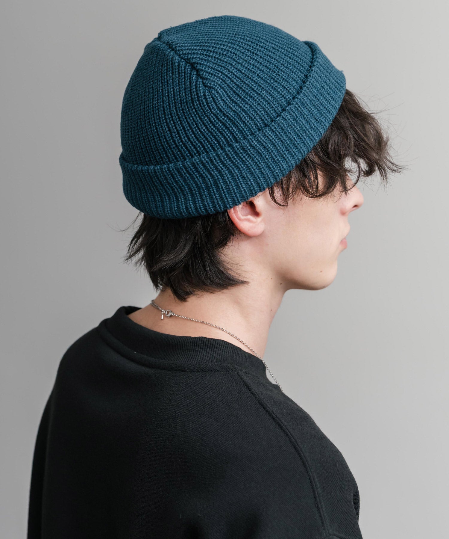 HUF ハフ USUAL CUFF BEANIE ワンポイントフラッグラベルニット帽/ビーニー 15023