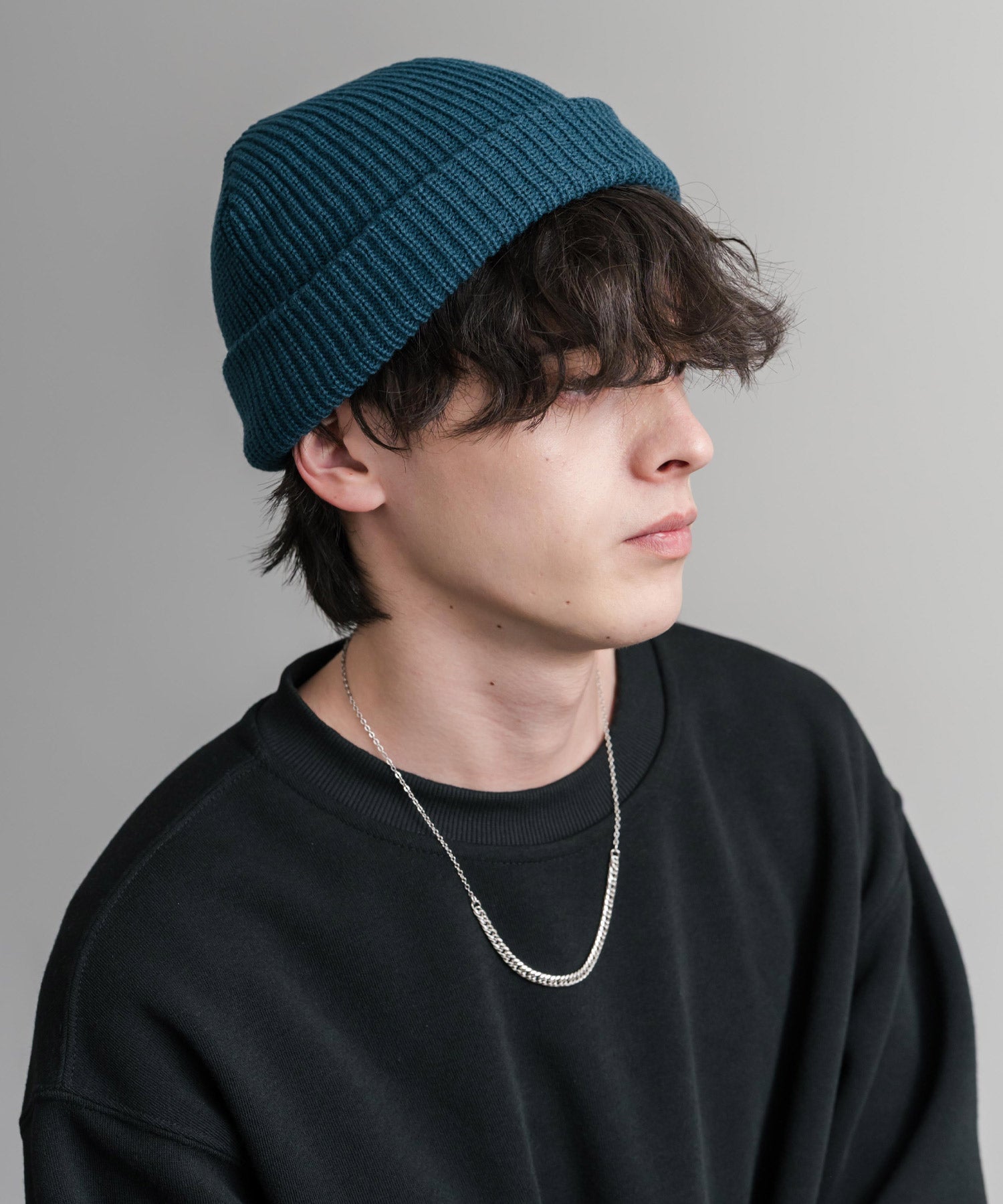 HUF ハフ USUAL CUFF BEANIE ワンポイントフラッグラベルニット帽/ビーニー 15023