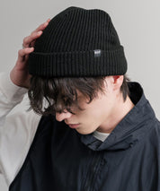 HUF ハフ USUAL CUFF BEANIE ワンポイントフラッグラベルニット帽/ビーニー 15023
