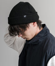 HUF ハフ USUAL CUFF BEANIE ワンポイントフラッグラベルニット帽/ビーニー 15023