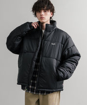 HUF ハフ SEQUOIA PUFFER JACKET REALTREE SEQUOIA PUFFER オーバーサイズワンポイントロゴ中綿ジャケット 15056