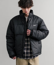 HUF ハフ SEQUOIA PUFFER JACKET REALTREE SEQUOIA PUFFER オーバーサイズワンポイントロゴ中綿ジャケット 15056