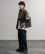 HUF ハフ SEQUOIA PUFFER JACKET REALTREE SEQUOIA PUFFER オーバーサイズワンポイントロゴ中綿ジャケット 15056