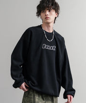 HUF ハフ H DOT POLAR FLEECE CREWNECK オーバーサイズポーラーフリースプルオーバートレーナー 15057