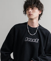 HUF ハフ H DOT POLAR FLEECE CREWNECK オーバーサイズポーラーフリースプルオーバートレーナー 15057