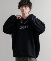 HUF ハフ H DOT POLAR FLEECE CREWNECK オーバーサイズポーラーフリースプルオーバートレーナー 15057