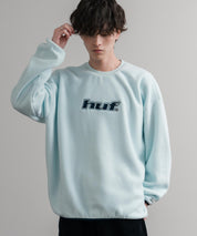 HUF ハフ H DOT POLAR FLEECE CREWNECK オーバーサイズポーラーフリースプルオーバートレーナー 15057