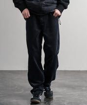 HUF ハフ CROMER CORDUROY PANT ワンポイントロゴ刺繍入りコーデュロイテーパードワイドパンツ 15060