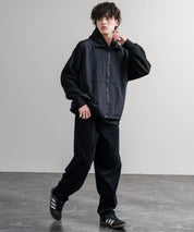 HUF ハフ CROMER CORDUROY PANT ワンポイントロゴ刺繍入りコーデュロイテーパードワイドパンツ 15060