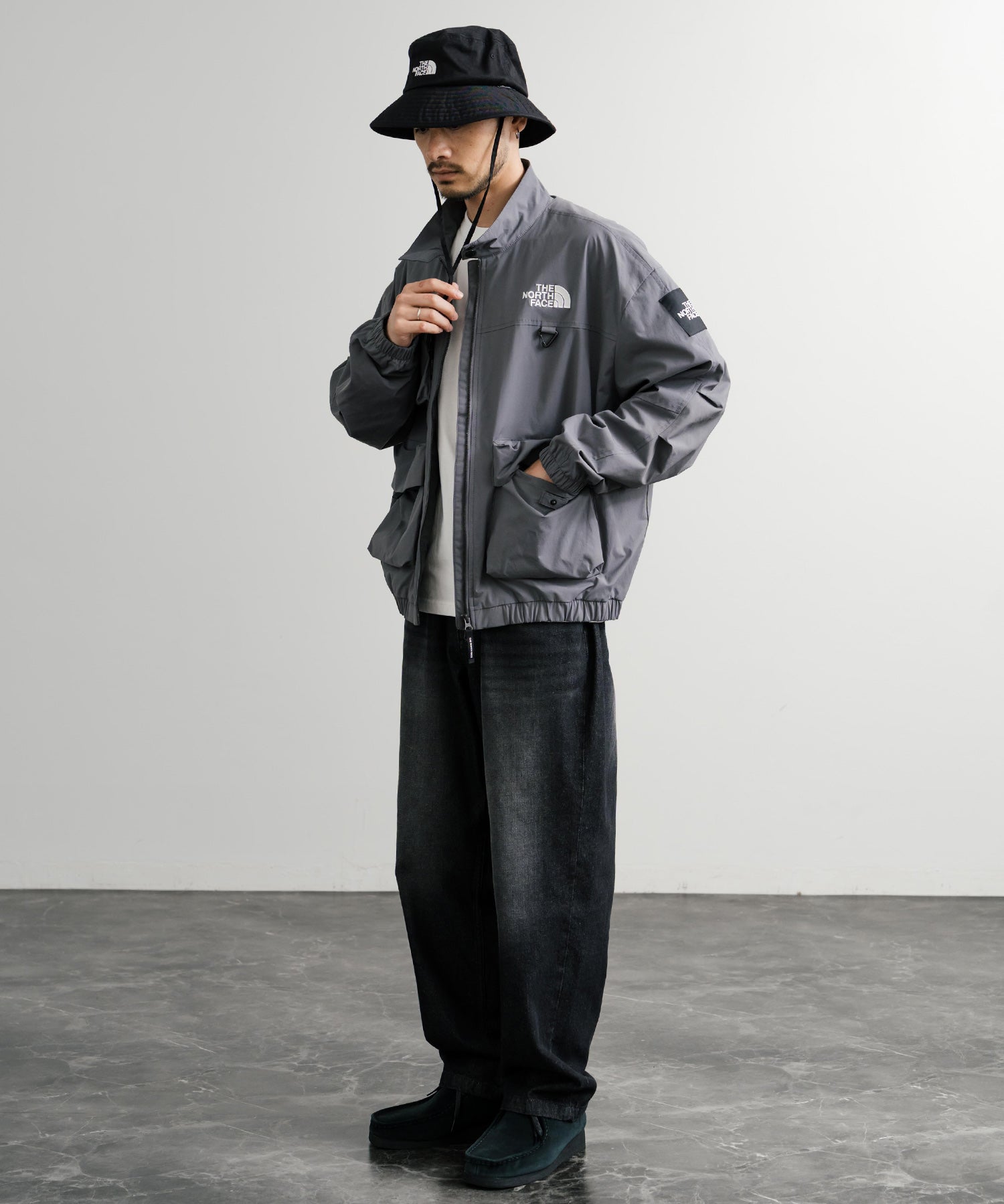 日本未展開モデル THE NORTH FACE ザ・ノースフェイス NEILTON JACKET WHITE LABEL ホワイトレーベル ナイロンジャケット 15062