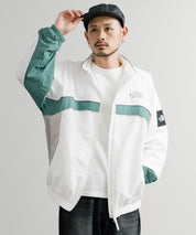 日本未展開モデル THE NORTH FACE ザ・ノースフェイス WHITE LABEL ホワイトレーベル KICKFLEX JACKET 配色切替パイピングロゴ刺繍ナイロンジャケット 15063