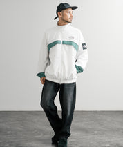 日本未展開モデル THE NORTH FACE ザ・ノースフェイス WHITE LABEL ホワイトレーベル KICKFLEX JACKET 配色切替パイピングロゴ刺繍ナイロンジャケット 15063