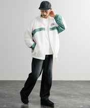 日本未展開モデル THE NORTH FACE ザ・ノースフェイス WHITE LABEL ホワイトレーベル KICKFLEX JACKET 配色切替パイピングロゴ刺繍ナイロンジャケット 15063