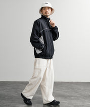 日本未展開モデル THE NORTH FACE ザ・ノースフェイス WHITE LABEL ホワイトレーベル KICKFLEX JACKET 配色切替パイピングロゴ刺繍ナイロンジャケット 15063