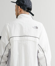 日本未展開モデル THE NORTH FACE ザ・ノースフェイス WHITE LABEL ホワイトレーベル KICKFLEX JACKET 配色切替パイピングロゴ刺繍ナイロンジャケット 15063