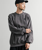 日本未展開モデル THE NORTH FACE ザ・ノースフェイス WHITE LABEL ホワイトレーベル MINI BOX STITCH SWEATSHIRTS オーバーサイズミニボックスロゴ刺繍ステッチスウェット 15064