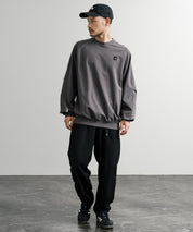 日本未展開モデル THE NORTH FACE ザ・ノースフェイス WHITE LABEL ホワイトレーベル MINI BOX STITCH SWEATSHIRTS オーバーサイズミニボックスロゴ刺繍ステッチスウェット 15064