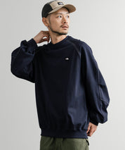 日本未展開モデル THE NORTH FACE ザ・ノースフェイス WHITE LABEL ホワイトレーベル MINI BOX STITCH SWEATSHIRTS オーバーサイズミニボックスロゴ刺繍ステッチスウェット 15064