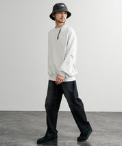 日本未展開モデル THE NORTH FACE ザ・ノースフェイス WHITE LABEL ホワイトレーベル MINI BOX STITCH SWEATSHIRTS オーバーサイズミニボックスロゴ刺繍ステッチスウェット 15064