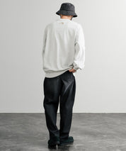 日本未展開モデル THE NORTH FACE ザ・ノースフェイス WHITE LABEL ホワイトレーベル MINI BOX STITCH SWEATSHIRTS オーバーサイズミニボックスロゴ刺繍ステッチスウェット 15064