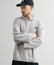 日本未展開モデル THE NORTH FACE ザ・ノースフェイス WHITE LABEL ホワイトレーベル WAFFLE HOOD PULLOVER オーバーサイズワッフルミニボックスロゴ刺繍パーカー 15065