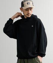 日本未展開モデル THE NORTH FACE ザ・ノースフェイス WHITE LABEL ホワイトレーベル WAFFLE HOOD PULLOVER オーバーサイズワッフルミニボックスロゴ刺繍パーカー 15065