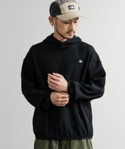 日本未展開モデル THE NORTH FACE ザ・ノースフェイス WHITE LABEL ホワイトレーベル WAFFLE HOOD PULLOVER オーバーサイズワッフルミニボックスロゴ刺繍パーカー 15065