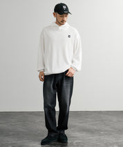 日本未展開モデル THE NORTH FACE ザ・ノースフェイス WHITE LABEL ホワイトレーベル WAFFLE HOOD PULLOVER オーバーサイズワッフルミニボックスロゴ刺繍パーカー 15065