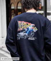 Universal City Studios LLC 別注コラボ オーバーサイズヴィンテージライクグラフィックプリント裏起毛スウェットトレーナー 15115