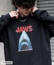 Universal City Studios LLC 別注コラボ オーバーサイズヴィンテージライクグラフィックプリント裏起毛スウェットトレーナー 15115