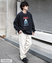 Universal City Studios LLC 別注コラボ オーバーサイズヴィンテージライクグラフィックプリント裏起毛スウェットトレーナー 15115