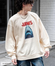 Universal City Studios LLC 別注コラボ オーバーサイズヴィンテージライクグラフィックプリント裏起毛スウェットトレーナー 15115