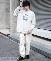 Casper/FELIX THE CAT 別注コラボ オーバーサイズヴィンテージライクグラフィックプリント裏起毛スウェットトレーナー 15116