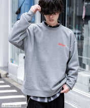 Kellogg's 別注コラボ オーバーサイズヴィンテージライクグラフィックプリント裏起毛スウェットトレーナー 15117