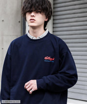 Kellogg's 別注コラボ オーバーサイズヴィンテージライクグラフィックプリント裏起毛スウェットトレーナー 15117