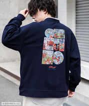 Kellogg's 別注コラボ オーバーサイズヴィンテージライクグラフィックプリント裏起毛スウェットトレーナー 15117