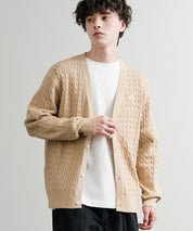 THE NORTH FACE ザ・ノースフェイス M'S HOLIDAY CARDIGAN ワンポイントロゴ刺繍Vネックニットカーディガン 15151