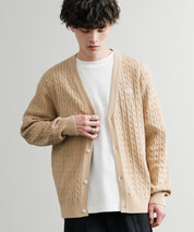 THE NORTH FACE ザ・ノースフェイス M'S HOLIDAY CARDIGAN ワンポイントロゴ刺繍Vネックニットカーディガン 15151