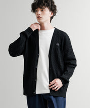 THE NORTH FACE ザ・ノースフェイス M'S HOLIDAY CARDIGAN ワンポイントロゴ刺繍Vネックニットカーディガン 15151