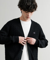 THE NORTH FACE ザ・ノースフェイス M'S HOLIDAY CARDIGAN ワンポイントロゴ刺繍Vネックニットカーディガン 15151