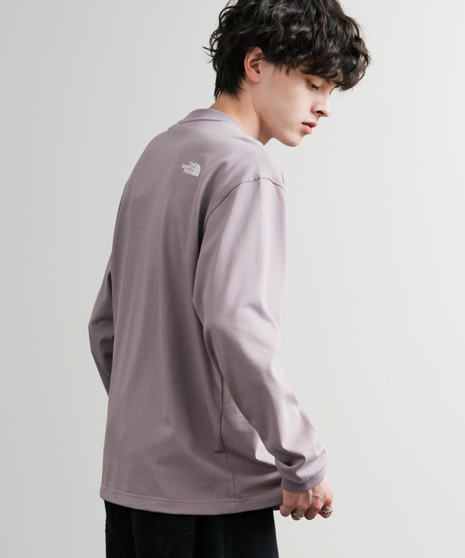 THE NORTH FACE ザ・ノースフェイス M'S DOMEY L/S R/TEE ドローコードワンポイントロゴ長袖Tシャツ 15155