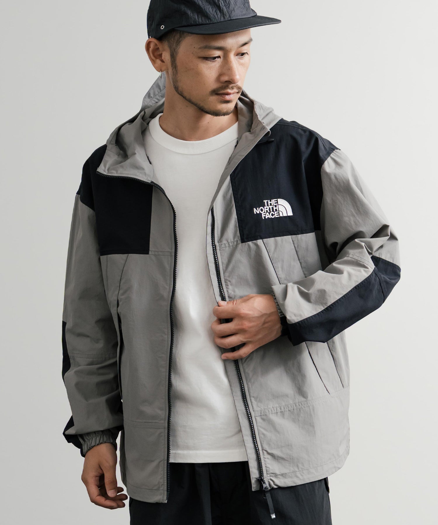 新色追加 THE NORTH FACE ザ・ノースフェイス M'S MOUNTAIN LITE JACKET オーバーサイズロゴ刺繍マウンテンパーカーナイロンジャケット 15156