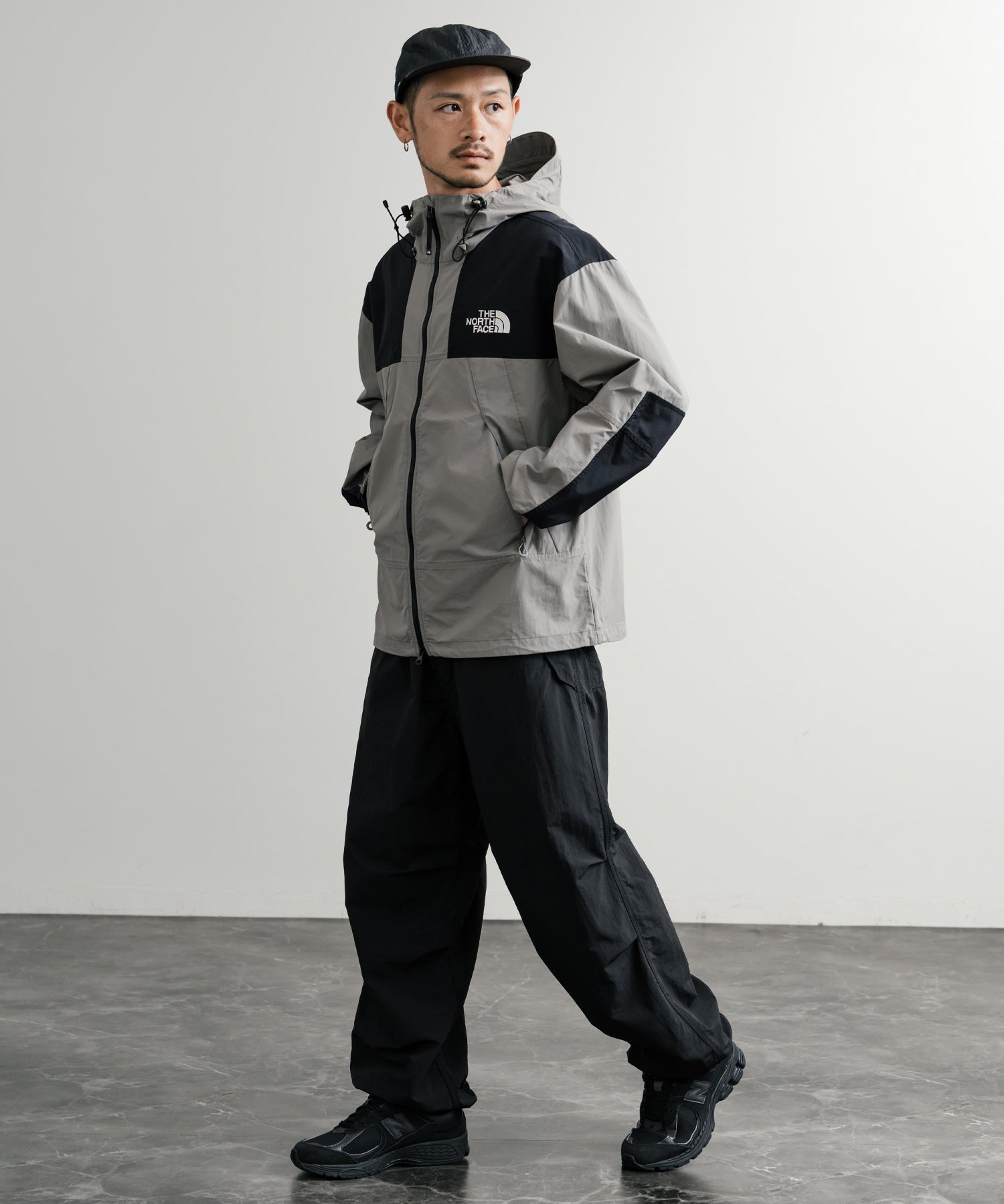新色追加 THE NORTH FACE ザ・ノースフェイス M'S MOUNTAIN LITE JACKET オーバーサイズロゴ刺繍マウンテンパーカーナイロンジャケット 15156