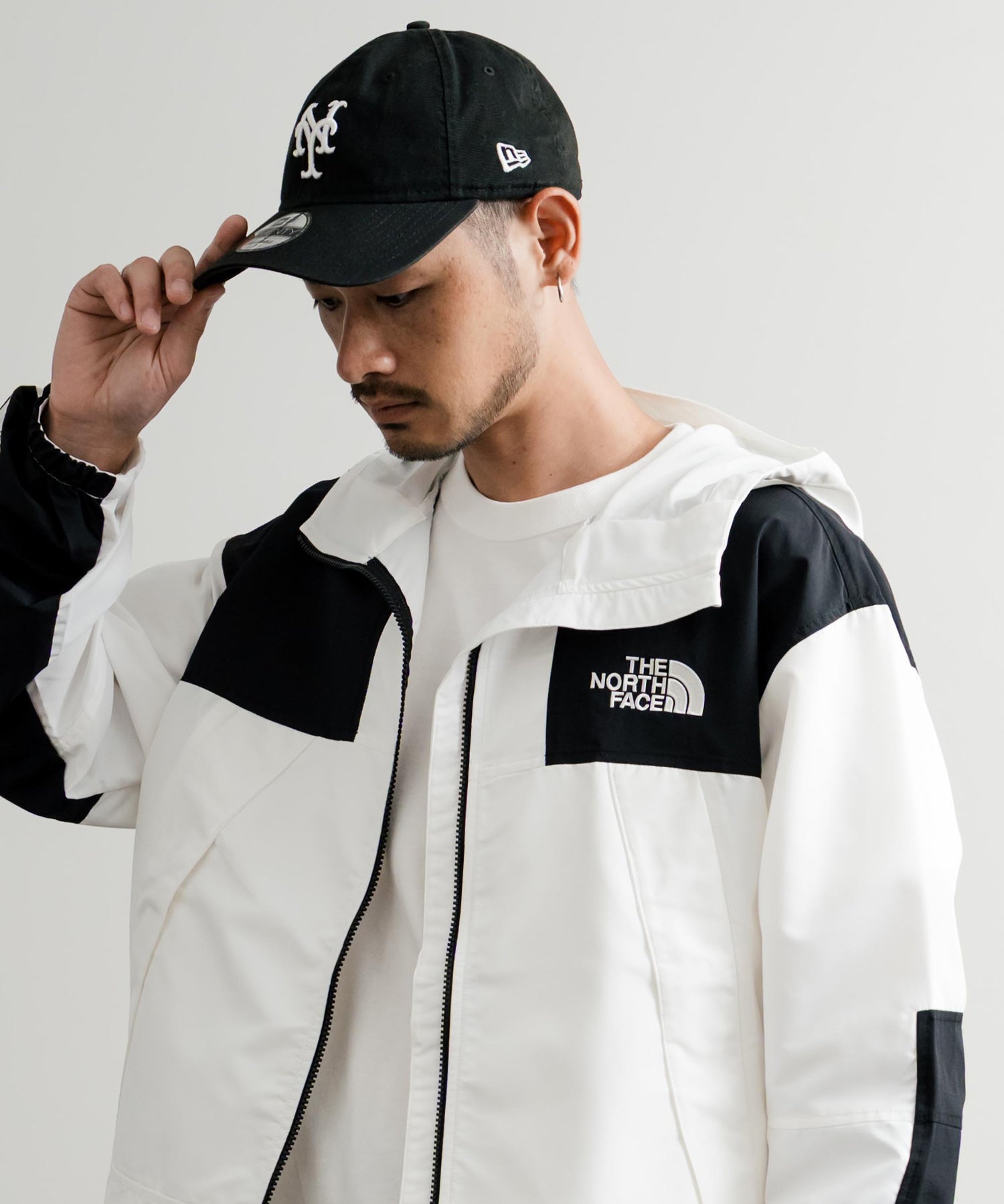 新色追加 THE NORTH FACE ザ・ノースフェイス M'S MOUNTAIN LITE JACKET オーバーサイズロゴ刺繍マウンテンパーカーナイロンジャケット 15156